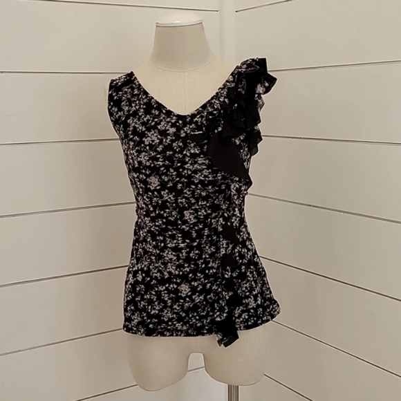 Elle Tops - ELLE medium ruffled shirt